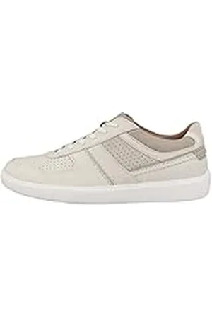 Clarks Cambro Race, Zapatillas, para Hombre, Blanco (White Combi), 43 EU