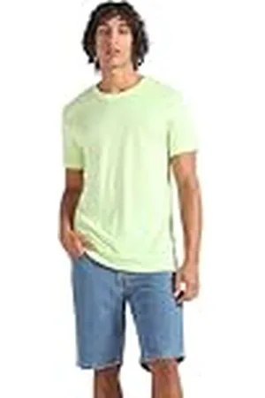 Calvin Klein Jeans Camiseta Con Insignia de Ck Embro, Camiseta Hombre, Exotic Mint, S