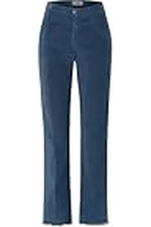 Brax Raphalea by Brax Laura Kick 6/8 Pantalón, Azul Ahumado, 29W x 32L para Mujer