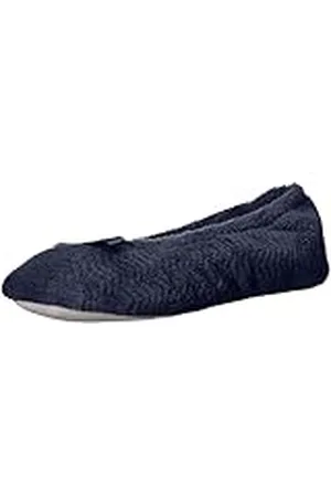 Isotoner Zapatillas de ballet Chevron Microterry para mujer, , 41/41.5 EU