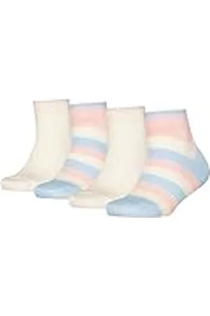 Tommy Hilfiger Quarter Calcetines, , 27/30 (Pack de 4) Children Unisex