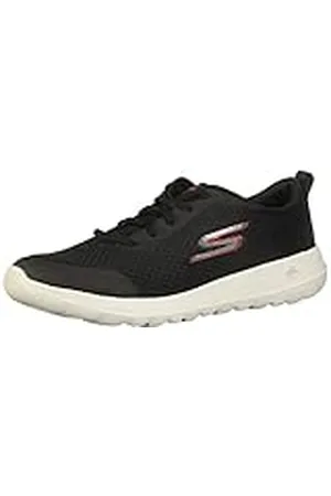Skechers Gowalk MAX-Athletic Workout Walking Shoe with Air Cooled Foam, Zapatillas Hombre, Negro/Rojo, 42 EU