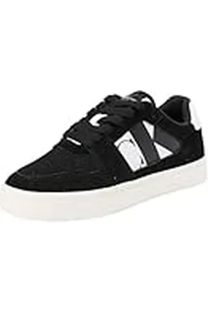 Calvin Klein Jeans Classic Cupsole NBS Mix YW0YW01612, Zapatillas Deportivas Mujer, Negro (Black/Bright White), 37 EU
