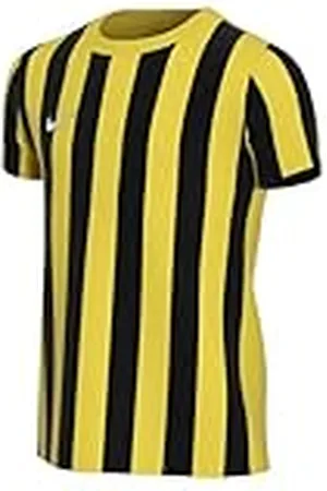 Nike Unisex Niños Camiseta Y Nk Df Strp Dvsn IV Jsy Ss, Amarillo, Tour Yellow, Black y White, CW3819-719, XL