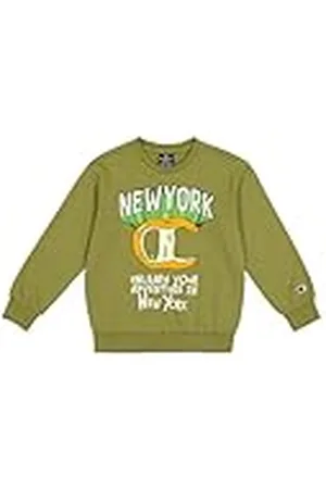 Champion Legacy Play with Graphics B (306909) -Ultra-Light Soft Compact Polyfleece Crewneck Sudadera, , 15-16 años para Niños