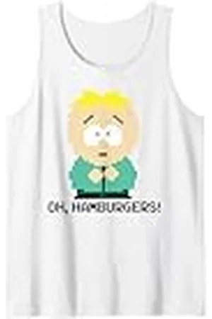 South Park Butters Oh Hamburgers! Pixelado Camiseta sin Mangas