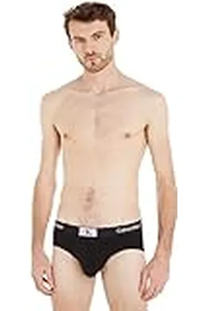 Calvin Klein Hip Brief 000NB3402A, Boxer Briefs de Cadera para Hombre, Black, S