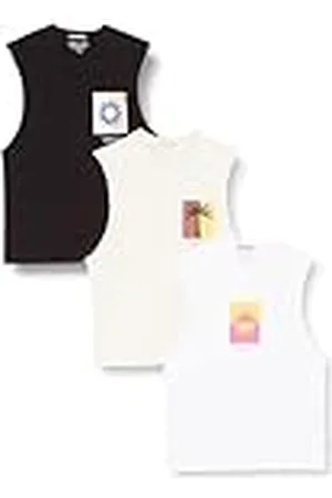 JACK & JONES Jormarbella Sleeveless Crew Neck 3pk MP Camiseta sin Mangas, , L Hombres