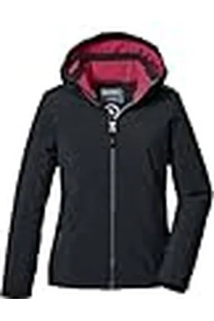 Killtec Niñas Chaqueta funcional/chaqueta de exterior con capucha KOW 352 GRLS JCKT, schwarz, 140, 42145-000