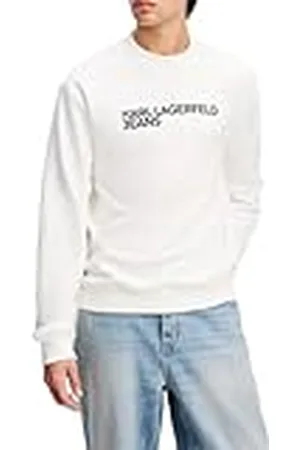 Karl Lagerfeld Para Hombre, Sudadera Regular con el Logotipo Essential, , Talla Grande
