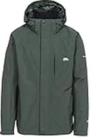 Trespass Edwards II - Chaqueta impermeable para hombre con capucha oculta (1 unidad)