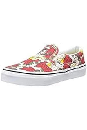 Vans K Classic Slip-On, Zapatillas de Estar por casa Niñas, Disney/Belle/True White, 31.5