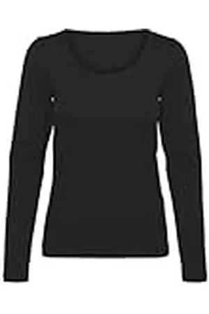 VERO MODA Vmlulu LS U-Neck Top Jrs Ga Noos Camiseta de Manga Larga, , M Mujeres