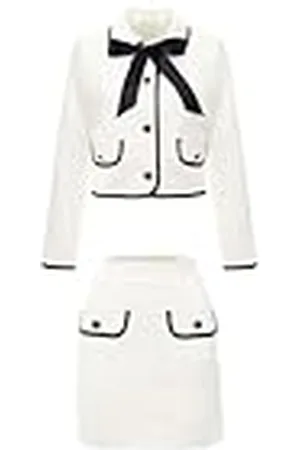 Swing Ella_ biala Vestido de cóctel, , 42 Mujeres
