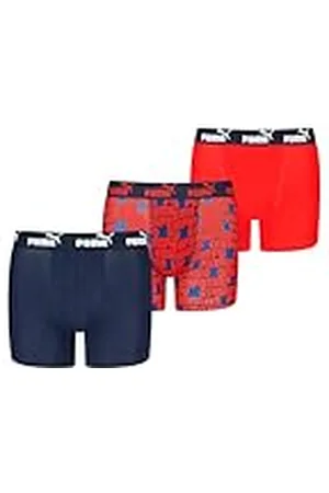 PUMA Elements Boxer, , 122-128 (Pack de 3) para Niños