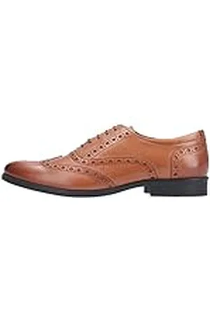 Hush Puppies Oaken, Zapatos de Cordones Brogue para Hombre, Marrón (Dark Brown), 45 EU