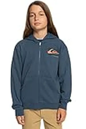 Quiksilver Retro Fade - Sudadera con Capucha y Cremallera para Chicos 8-16