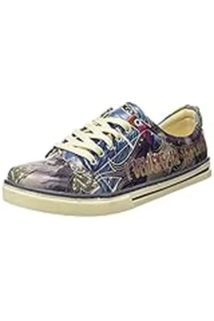 Dogo Sneakers, Zapatillas de Mujer, I Believe In Unicorns, Zapatos Veganos Estampados,36 EU