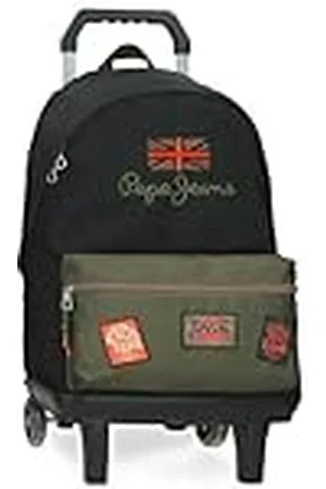Pepe Jeans Ponder Mochila Escolar con Carro Portatil 15,6 pulgadas 31x44x15 cms Poliéster 23,87L by Joumma Bags