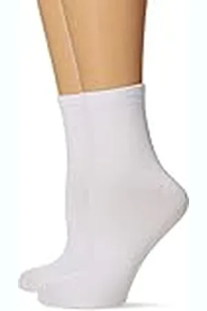 Dim Calcetines Tobilleros Skin Douceur Mujer x2, Blanco, Talla única