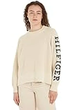 Tommy Hilfiger Mujer Jersey Crew-Neck Sweater Jersey de punto, , L