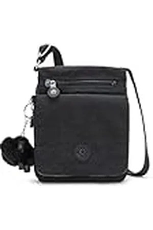 Kipling New Eldorado Bandolera Pequeña, Black Noir (Negro)