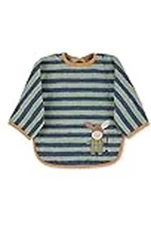 Sterntaler Ärmellätzchen Babero con Mangas Emmilius, , 1 Stück (1er Pack) Unisex bebé
