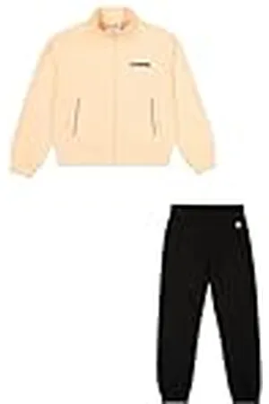 Champion Legacy Graphic Shop G (405047) -Ultra-Light Soft Compact Powerblend Terry High-Neck Chandal Bebe, , 3-4 años para Niñas
