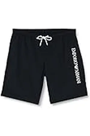 Emporio Armani Swimwear Bermudas para Hombre, diseño con Logotipo Bordado, Talla 46, Color