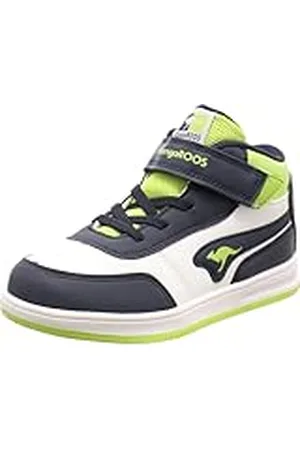 KangaROOS K-CPI Tive Mid EV, Zapatillas Unisex niños, dk Navy/Lime, 28 EU