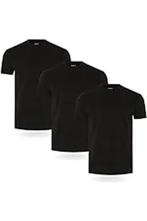 FM London Camiseta paquete de 3/5 para hombre - Camisetas de peso premium con diseño ligeramente ajustado, , L