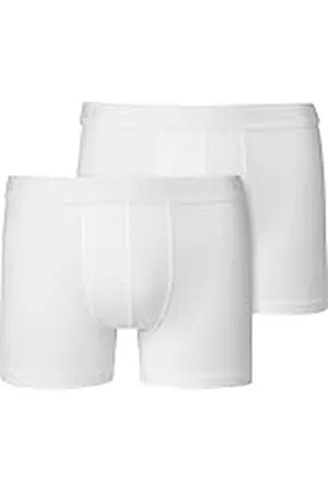 Schiesser Jungen Boxershorts 2 Pack Bxer, Blanco_173534, 140 cm para Niños