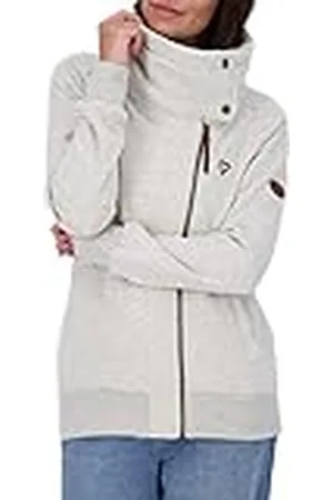 alife kickin Merteak Sudadera para Mujer con Cremallera, Tallas XS-XXL, Cloudy Melange