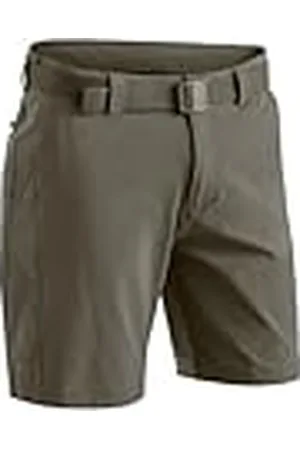 Maier Sports Pantalones Cortos de Senderismo para Hombre Nil Short M, Pantalones Cortos para Exteriores con cinturón, 5 Bolsillos ofrecen Mucho Espacio de Almacenamiento