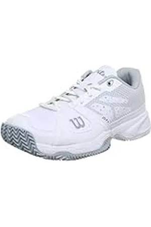 Wilson Rush CC, Zapatillas de Tenis Mujer, Blanco-Weiß (White), 43 1/3