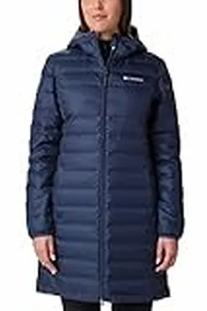 Columbia Lake 22 Down Long Hooded Jacket, Chaqueta De Plumas Acolchada Con Capucha para Mujer, , Talla XS