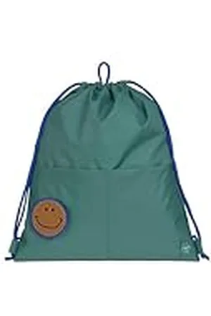 LÄSSIG LÄSSIG Bolsa de Deporte Infantil Bolsa de Deporte Repelente al Agua con Cordones de Transporte Ajustables/Mini String Bag Dark Green
