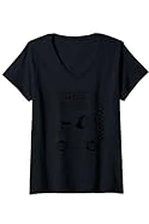 Cars Mujer Lightning McQueen Piston Cup Line Camiseta Cuello V