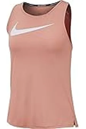 Nike W Nk Swoosh Run Tank Camiseta sin Mangas, Mujer, , XL