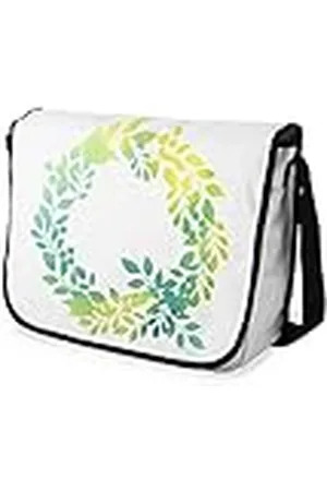 Bonamaison – Bolsas de Mensajero con Pulsera Negra para Estudiantes, Mochilas Escolares para niñas y niños, 29 x 36 cm