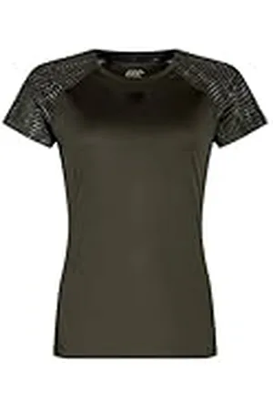 Canterbury Of New Zealand Camiseta superligera VapoDri de manga corta para mujer con imagen gráfica, , talla 16 UK