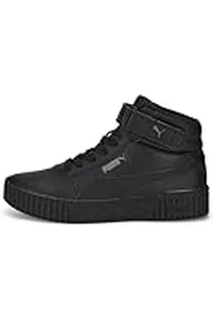 PUMA Carina 2.0 Mid Jr, Zapatillas, Multicolor Black Black-Dark Shadow, 38.5 EU