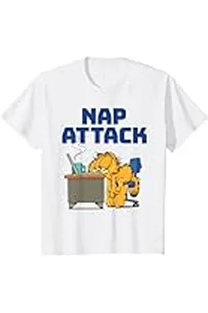 Garfield Niños Ataque de siesta Oficina Trabajo Niños Camiseta