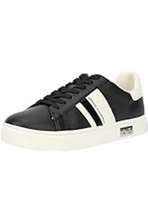 Armani Exchange Cup Sole Mina, Back Tab with and Metal Logo Detail On Side, Zapatillas Mujer, , 36 EU