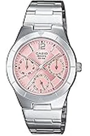 Casio Reloj Multiesfera para Mujer de Cuarzo con Correa en Acero Inoxidable LTP-2069D-4AVEF