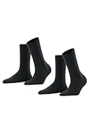 Falke Softmerino Multipack W So lana algodón lisos 2 pares, Calcetines Mujer, , 41-42