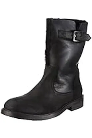 Buffalo 1008 01 Rock Montone 121387 - Botas de Cuero para Hombre, Color Negro, Talla 43