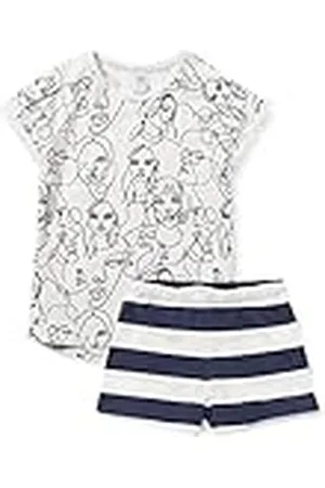 Sanetta Schlafanzug Kurz Beige Juego de Pijama, , 128 para Niñas