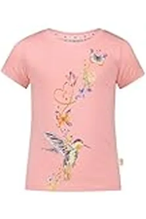 Salt & Pepper BY KIDS PARK Mädchen T-Shirt mit Colibri Glitterprint und Pailletten Camiseta, , 104-110 para Niñas