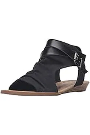 Blowfish Balla, Sandalias con cuña Mujer, Black, 40.5 EU